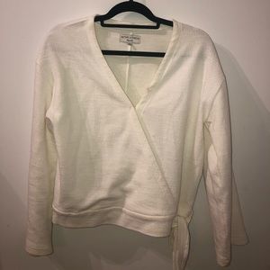 Texture & Thread Wrap Top